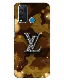 Чехол для Vivo Y30 с картинкой «Камуфляжный Louis Vuitton»