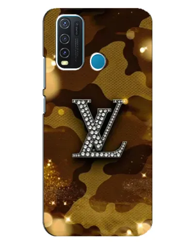 Чехол для Vivo Y30 с картинкой «Камуфляжный Louis Vuitton»