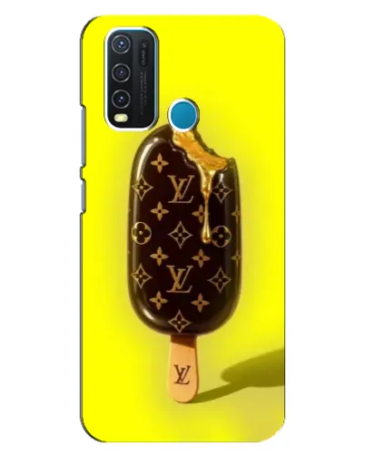 Чехол для Vivo Y30 с картинкой «Мороженое от LV»