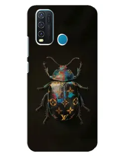 Чехол для Vivo Y30 с картинкой «LV — мраморный принт»