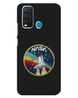 Чехол для Vivo Y30 с картинкой «NASA — эмблема миссии»