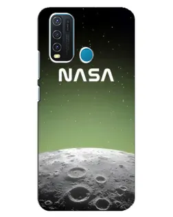 Чехол для Vivo Y30 с картинкой «NASA — лунный градиент»