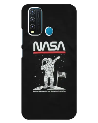 Чехол для Vivo Y30 с картинкой «NASA — шагаем по Луне» Чехол для Vivo Y30 с картинкой «NASA — шагаем по Луне»