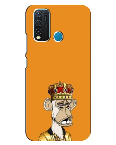 Чехол для Vivo Y30 с картинкой «Золотая обезьяна Bored Ape»