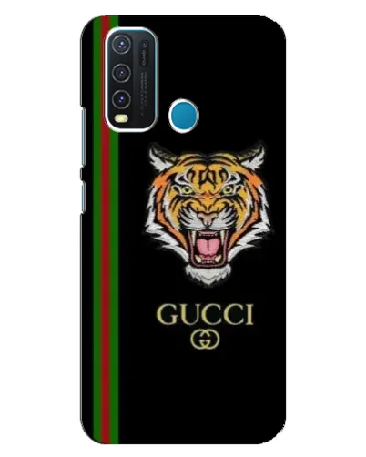 Чехол для Vivo Y30 с картинкой «Тигр Gucci»