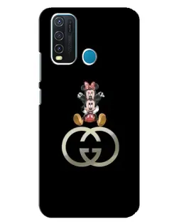 Чехол для Vivo Y30 с картинкой «Минни Маус на лого» Чехол для Vivo Y30 с картинкой «Минни Маус на лого»