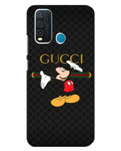 Чехол для Vivo Y30 с картинкой «Микки Маус Gucci»