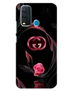 Чехол для Vivo Y30 с картинкой «Gucci — неоновая роза» Чехол для Vivo Y30 с картинкой «Gucci — неоновая роза»