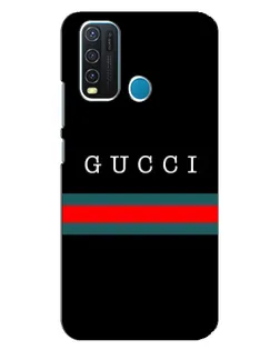 Чехол для Vivo Y30 с картинкой «Gucci — красный пояс» Чехол для Vivo Y30 с картинкой «Gucci — красный пояс»