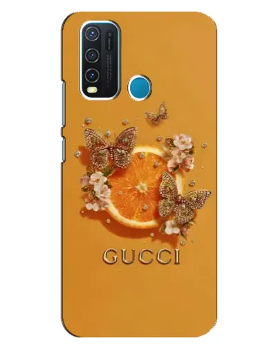 Чехол для Vivo Y30 с картинкой «Gucci — золотые бабочки» Чехол для Vivo Y30 с картинкой «Gucci — золотые бабочки»