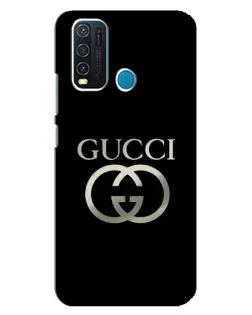Чехол для Vivo Y30 с картинкой «Gucci — золото на черном» Чехол для Vivo Y30 с картинкой «Gucci — золото на черном»