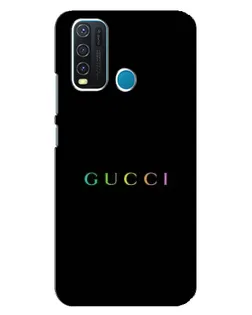 Чехол для Vivo Y30 с картинкой «Gucci — неоновый минимализм» Чехол для Vivo Y30 с картинкой «Gucci — неоновый минимализм»