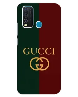 Чехол для Vivo Y30 с картинкой «Gucci — темно-зеленый градиент» Чехол для Vivo Y30 с картинкой «Gucci — темно-зеленый градиент»