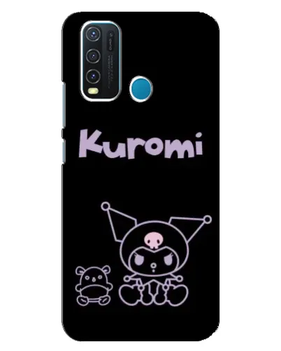 Чехол для Vivo Y30 с картинкой «Kuromi — черный минимализм» Чехол для Vivo Y30 с картинкой «Kuromi — черный минимализм»