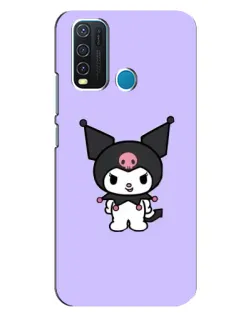 Чехол для Vivo Y30 с картинкой «Kuromi — нежный фиолетовый»