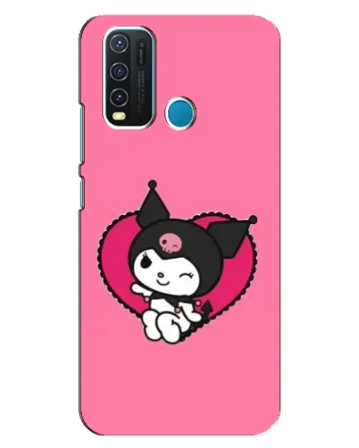 Чехол для Vivo Y30 с картинкой «Kuromi — любовь в сердце» Чехол для Vivo Y30 с картинкой «Kuromi — любовь в сердце»