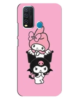 Чехол для Vivo Y30 с картинкой «My Melody и Kuromi»