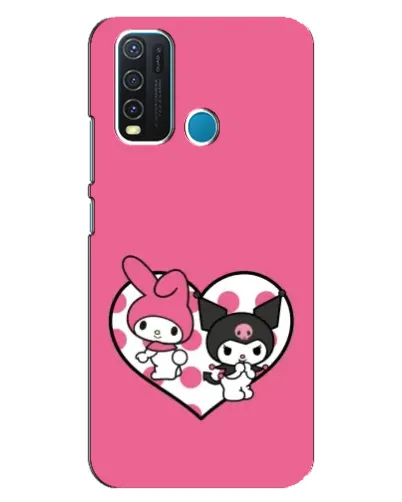 Чехол для Vivo Y30 с картинкой «Kuromi и My Melody» Чехол для Vivo Y30 с картинкой «Kuromi и My Melody»