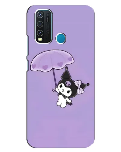 Чехол для Vivo Y30 с картинкой «Kuromi с зонтиком» Чехол для Vivo Y30 с картинкой «Kuromi с зонтиком»
