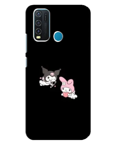 Чехол для Vivo Y30 с картинкой «My Melody и Kuromi» Чехол для Vivo Y30 с картинкой «My Melody и Kuromi»