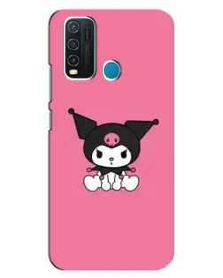 Чехол для Vivo Y30 с картинкой «Хмурая Kuromi»