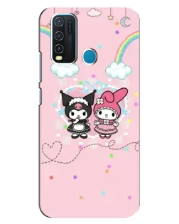 Чехол для Vivo Y30 с картинкой «My Melody и Kuromi»
