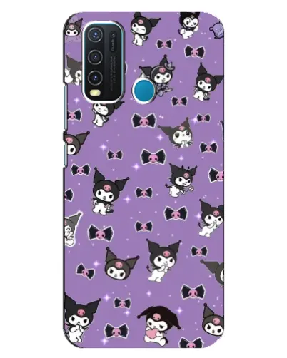 Чехол для Vivo Y30 с картинкой «Kuromi — паттерн» Чехол для Vivo Y30 с картинкой «Kuromi — паттерн»