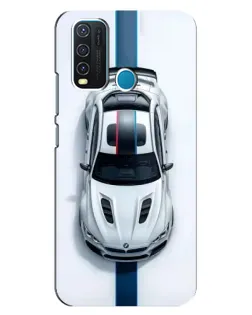 Чехол для Vivo Y30 с картинкой «Вид сверху — BMW M»