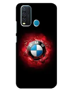Чехол для Vivo Y30 с картинкой «Логотип BMW — вспышка»