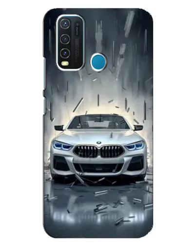 Чехол для Vivo Y30 с картинкой «BMW в свете фар» Чехол для Vivo Y30 с картинкой «BMW в свете фар»