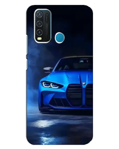 Чехол для Vivo Y30 с картинкой «Голубая BMW M4» Чехол для Vivo Y30 с картинкой «Голубая BMW M4»