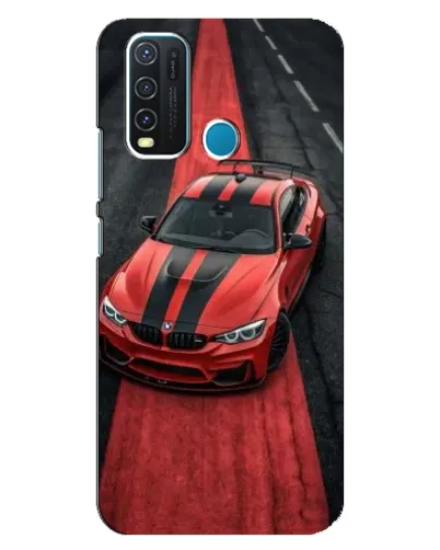 Чехол для Vivo Y30 с картинкой «BMW на красной дорожке» Чехол для Vivo Y30 с картинкой «BMW на красной дорожке»