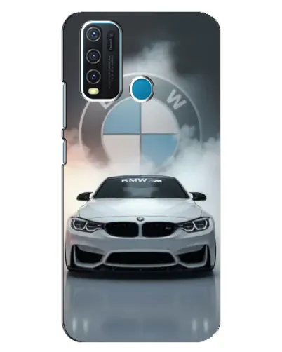 Чехол для Vivo Y30 с картинкой «BMW в белом дыму» Чехол для Vivo Y30 с картинкой «BMW в белом дыму»