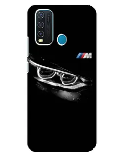 Чехол для Vivo Y30 с картинкой «BMW — взгляд тигра»