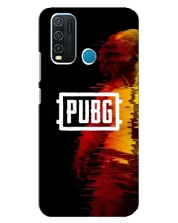 Чехол для Vivo Y30 с картинкой «Яркий логотип PUBG»