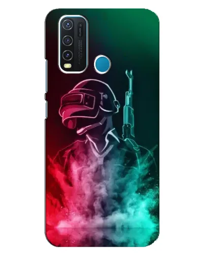 Чехол для Vivo Y30 с картинкой «PUBG — огненный воин» Чехол для Vivo Y30 с картинкой «PUBG — огненный воин»