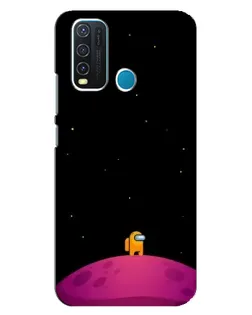 Чехол для Vivo Y30 с картинкой «Одинокий герой на планете»