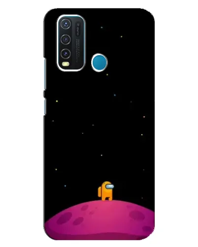 Чехол для Vivo Y30 с картинкой «Одинокий герой на планете»