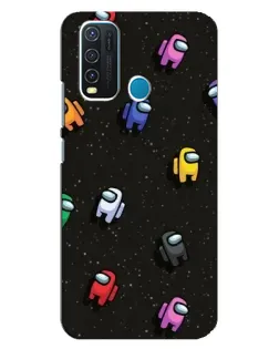 Чехол для Vivo Y30 с картинкой «Космический паттерн Among Us»