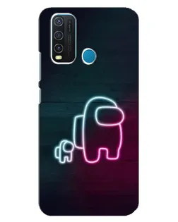 Чехол для Vivo Y30 с картинкой «Among Us неон-арт» Чехол для Vivo Y30 с картинкой «Among Us неон-арт»