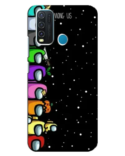 Чехол для Vivo Y30 с картинкой «Команда Among Us»