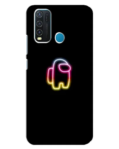 Чехол для Vivo Y30 с картинкой «Among Us градиент»
