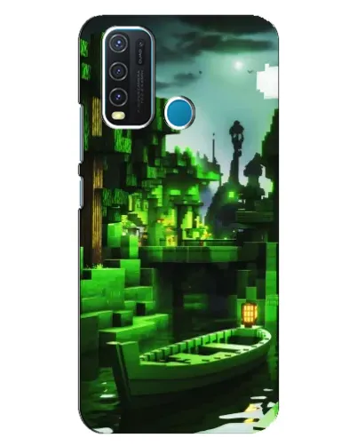 Чехол для Vivo Y30 с картинкой «Minecraft лесной пейзаж» Чехол для Vivo Y30 с картинкой «Minecraft лесной пейзаж»