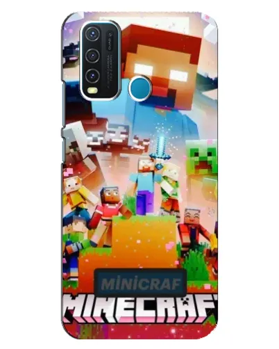 Чехол для Vivo Y30 с картинкой «Minecraft герои игры» Чехол для Vivo Y30 с картинкой «Minecraft герои игры»