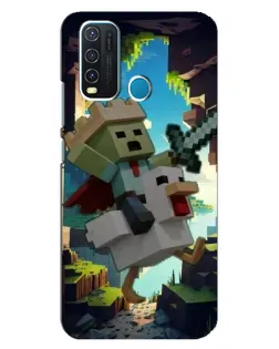 Чехол для Vivo Y30 с картинкой «Стив и гусь»