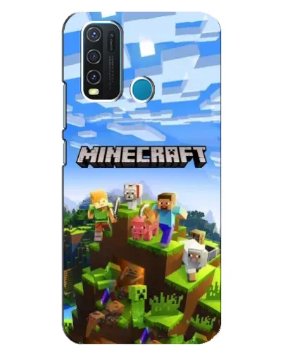 Чехол для Vivo Y30 с картинкой «Minecraft классический мир» Чехол для Vivo Y30 с картинкой «Minecraft классический мир»