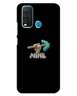 Чехол для Vivo Y30 с картинкой «Алмазная кирка»