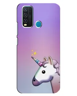 Чехол для Vivo Y30 с картинкой «Единорог градиент» Чехол для Vivo Y30 с картинкой «Единорог градиент»