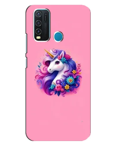 Чехол для Vivo Y30 с картинкой «Сказочный единорог»