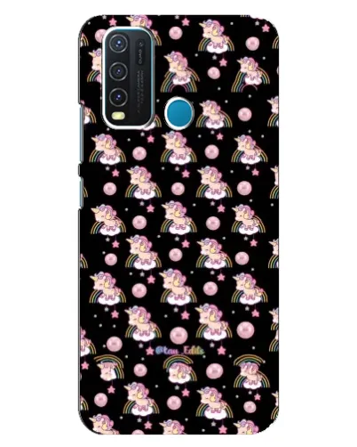Чехол для Vivo Y30 с картинкой «Magic Unicorn паттерн»